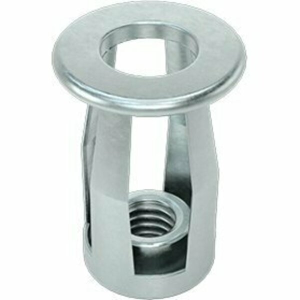 Bsc Preferred Screw-to-Install Rivet Nuts Zinc-Plated Steel M6 x 1 mm Thread Size 22.9 mm Long, 25PK 90186A108